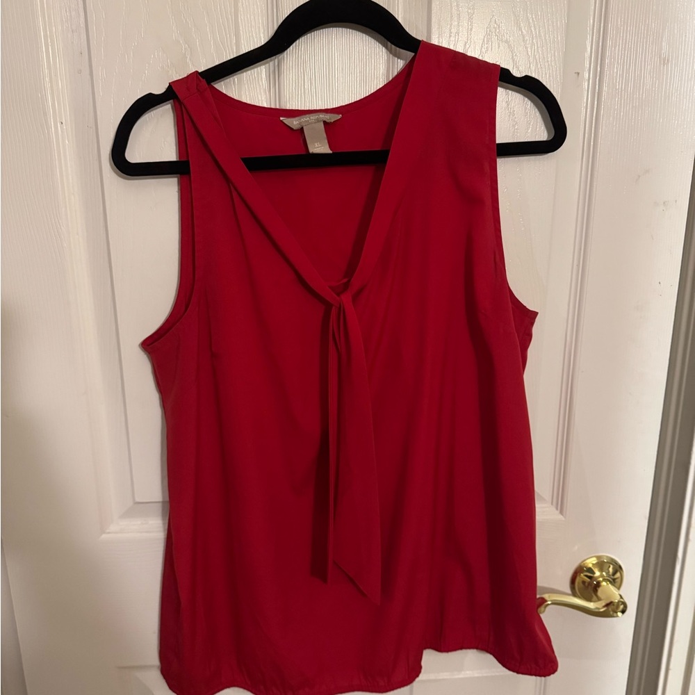 Banana Republic Vibrant Red Tank Top